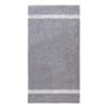 handdoek 70x140cm grijs borduren