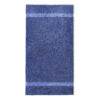 handdoek 70x140cm navy donker blauw borduren