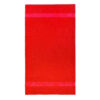 handdoek 70x140cm rood borduren