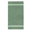 handdoek 70x140cm stone groen borduren