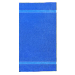 handdoek 70x140cm kobalt blauw borduren