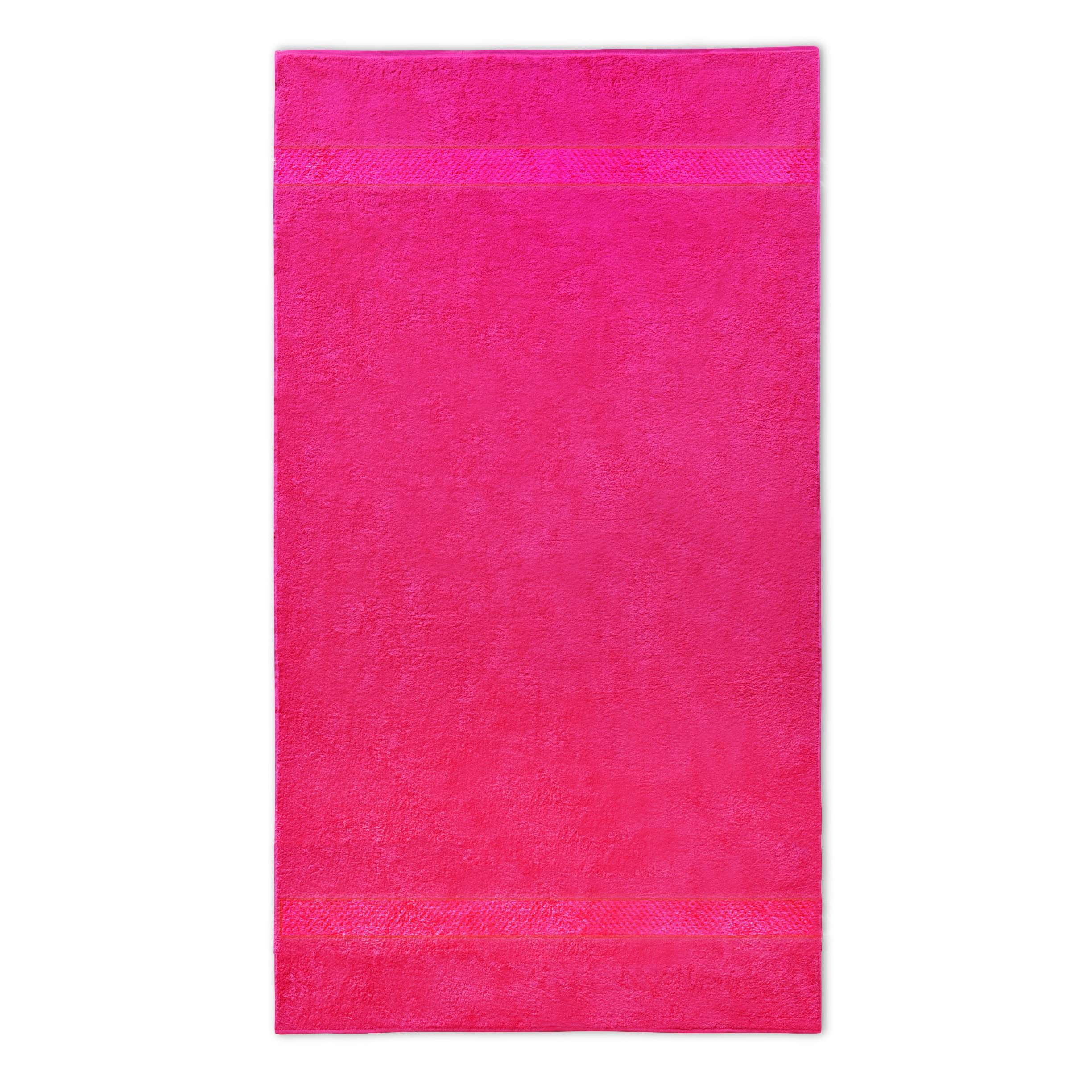 handdoek fuchsia roze met naam