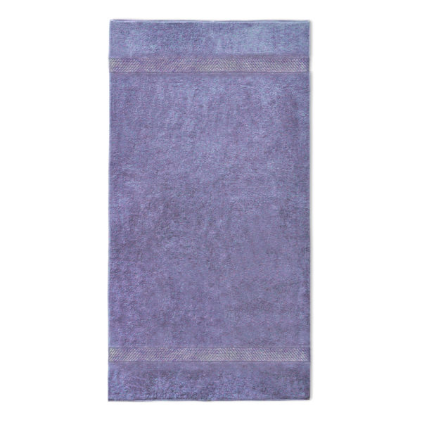 handdoek roze met lavendel paars
