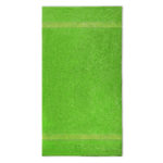 handdoek lime groen met naam