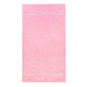 handdoek roze met naam