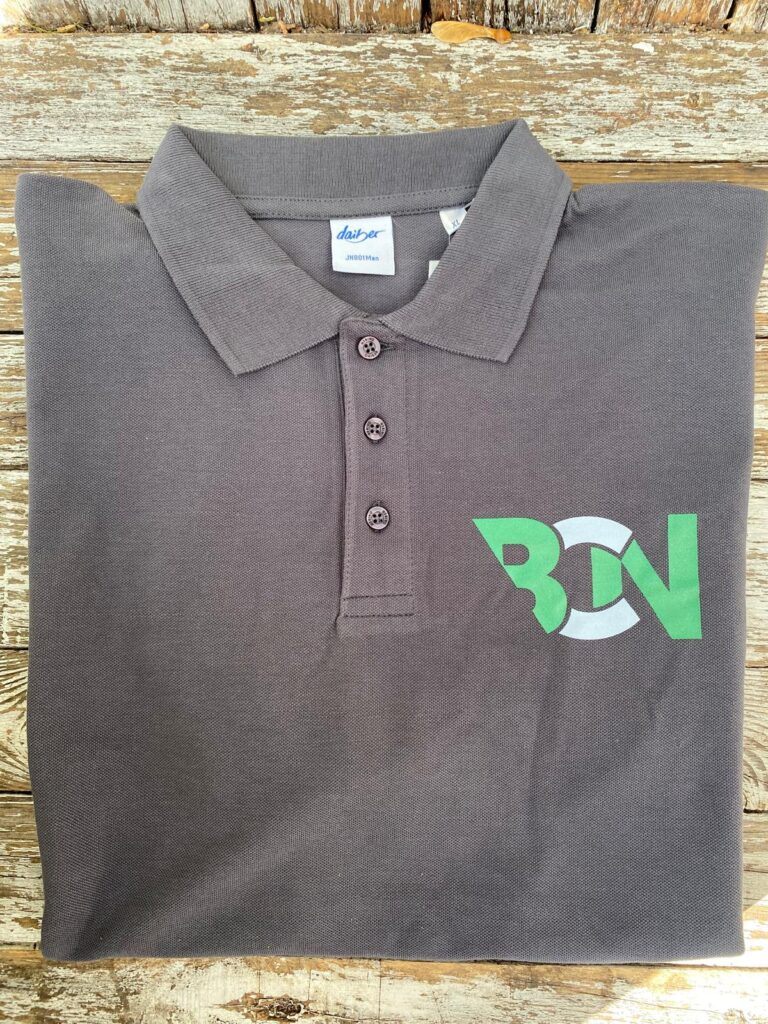 Kleding bedrukken polo voor bedrijfskleding - vooraanzicht